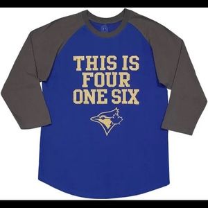 COPY - Toronto Blue Jays MLB - Men's Blue Jays 3/4 Sleeve 416 Tee